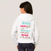Meisjes Hanes ComfortBlend® Hoodie (Achterkant volledig)