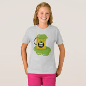 Meisjes Hanes TAGLESS® T-shirt (Voorkant volledig)