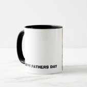 meisjes, HAPPY FATHERS DAY Mok (Voorkant links)