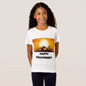 Meisjes Happy Halloween t-shirt (Voorkant volledig)