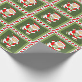 Meisjes hardlopen vakantie cadeauverpakking papier (Hoek)