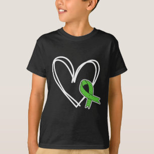 Meisjes Hart Mentale Gezondheidsproblemen Aandacht T-shirt