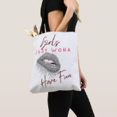 Meisjes hebben gewoon plezier tote bag (Dichtbij)