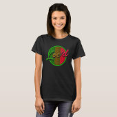  meisjes hebben het Ld Melanin Afro Locs Dread T-shirt (Voorkant volledig)