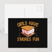 Meisjes hebben nog meer flauw geld om mee te vecht briefkaart (Voorkant / Achterkant)