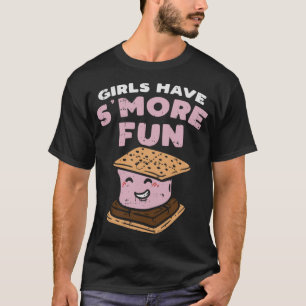 Meisjes hebben Smore Fun Funny Camping Camp Camper T-shirt