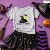 Meisjes Heksenhoed Trick or Treat Halloween T-shirt