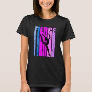 Meisjes Hevige Ritmische Gymnastiek Verjaardag Vro T-shirt