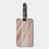 Meisjes, hiel, monogram-gepersonaliseerd bagagelabel (Achterkant verticaal)