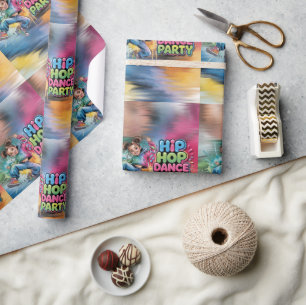 Meisjes Hip Hop Dans Verjaardagsfeestje Cadeaupapier