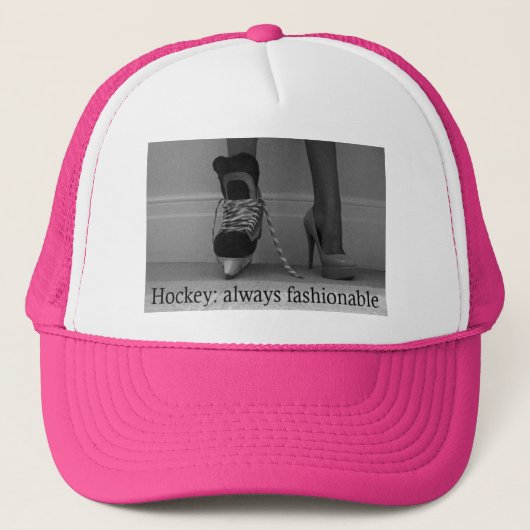 Meisjes Hockey is altijd fashionable Trucker Pet (Voorkant)