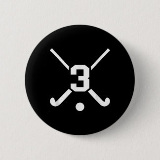 Meisjes hockey shirt met rugnummer op school ronde button 5,7 cm