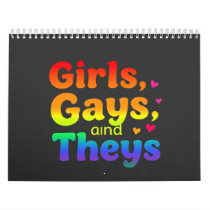 Meisjes, homo's en holebi's holebi pride maand inc kalender