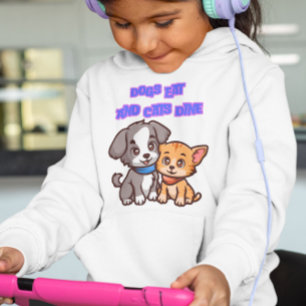 Meisjes Honden Eten Katten Eten