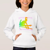 Meisjes hoodie turnen sweatshirt (Voorkant)