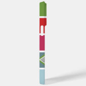 Meisjes horizontale strepen met foto Case-Mate iPhone case (Achterkant / Rechts)