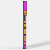 Meisjes Hot Pink Gold Butterfly Persoonlijke naam Case-Mate iPhone Case (Achterkant / Rechts)