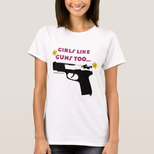 Meisjes houden ook van Pistolen T-shirt