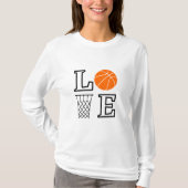 Meisjes houden van basketbal, basketbalspeler cade t-shirt (Voorkant)