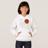 Meisjes houden van Basketball Player Cute Sports (Voorkant volledig)