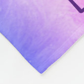 Meisjes houden van dansen Ballerina gepersonalisee Fleece Deken (Hoek)