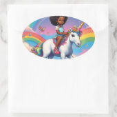 Meisjes houden van eenhoorns stickers (Tas)