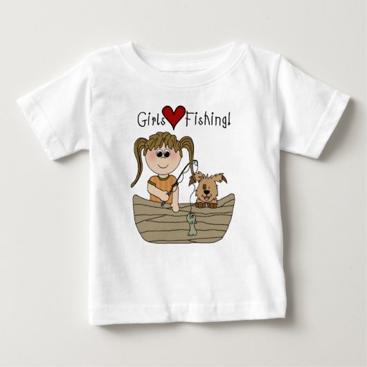 Meisjes houden van Geviste T-shirts en geschenken (Voorkant)