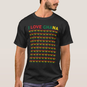 Meisjes houden van Ghanese voetballen Kinderen Peu T-shirt