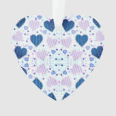 Meisjes houden van gymnastiek harten acryl Ornamen Ornament (achterkant)