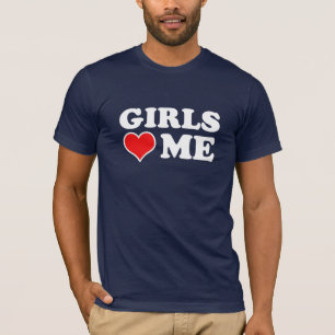 Meisjes houden van me t-shirt