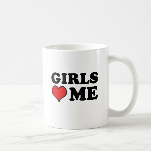 Meisjes houden van mij koffiemok (Rechts)