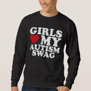 Meisjes houden van mijn autisme swag awareness har trui