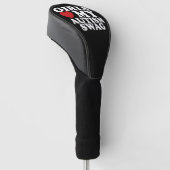 Meisjes houden van mijn autisme Swag Bewustzijn Ha Golfheadcover (Schuin)