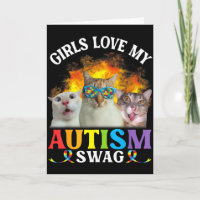 Meisjes houden van mijn autisme swag grappige kat 