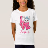 Meisjes houden van Pasen T-shirt (Voorkant)