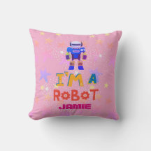 Meisjes houden van robots roze schattige Cartoon g