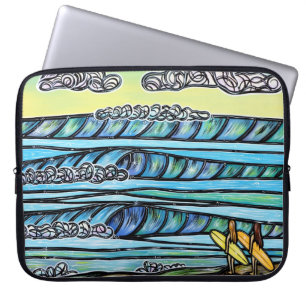 Meisjes houden van Surf laptophoes Laptop Sleeve