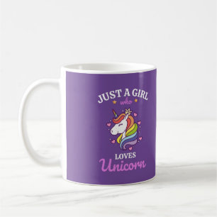Meisjes houden van Unicorn Fan Club Koffiemok