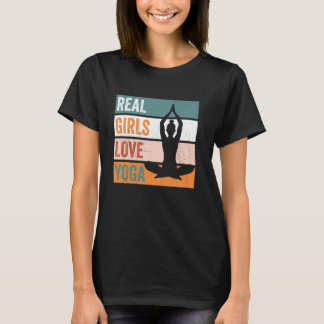 Meisjes houden van yoga Funny Yogi T-shirt