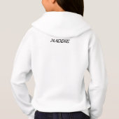 Meisjes "I Love Gymnastics" Abstracte Hoodie (Achterkant)