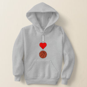 Meisjes I Love/Heart Basketball Player Sports