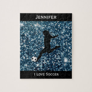 Meisjes "I Love Soccer" Puzzle Legpuzzel