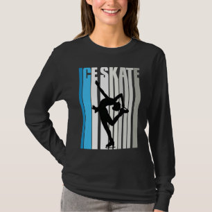 Meisjes IJs Schaatsen Kleuren IJs Schaatsen Retro  T-shirt