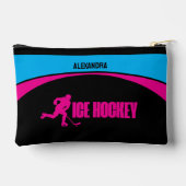 Meisjes ijshockey, verjaardagsfeestje, hockeyspele etui (Achterkant)