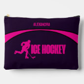 Meisjes IJshockey verjaardagsfeestje, hockeyspeler Etui (Voorkant)