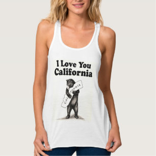 Meisjes  ik hou van je Californië Tanktop