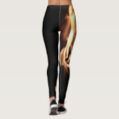 Meisjes in brand leggings (Achterkant)