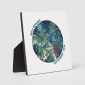 Meisjes in cirkelvorm voor afscheidsweekend foto fotoplaat (Voorkant)