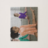 Meisjes in de gymnastiek legpuzzel (Verticaal)