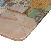 Meisjes in de keuken (klassieke Zweedse kunst) Snijplank (Hoek)